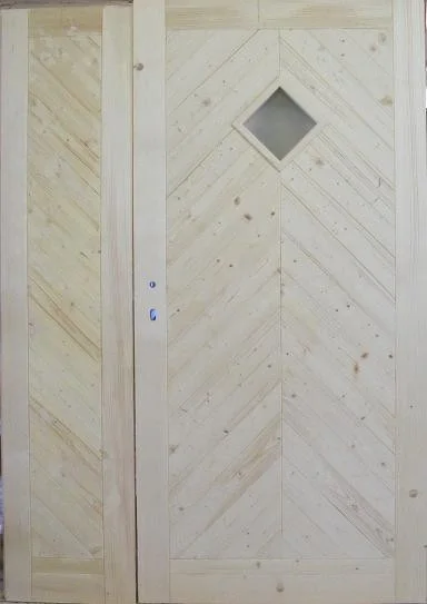 Palubkové H dvere dvojkrídlové koso stromeček