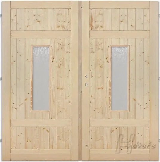 H dvere 180 cm KOMPLET dvojkrídlové CRETE sklo