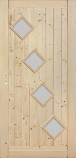 Palubkové dvere 4x koso LUX