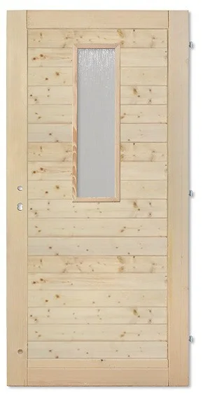 H dvere vodorovné sklo komplet 100 cm