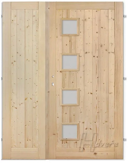 H dvere 145cm KOMPLET dvojkrídlové dvere quatro AKCE