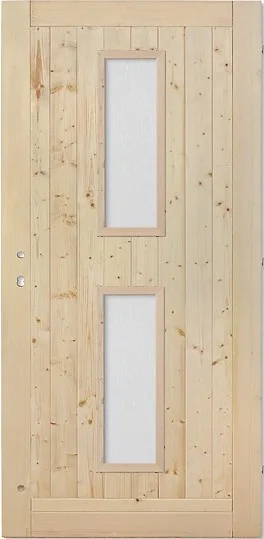 Palubkové H dvere vertikal střed